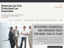 Tablet Screenshot of kottemannlaw.com